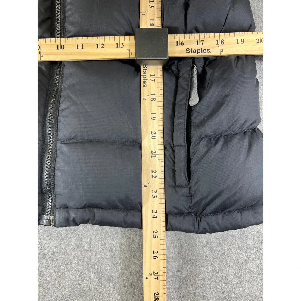 VINTAGE The North Face Nuptse 700 Puffer Jacket Mens Small Black Down Gorpcore